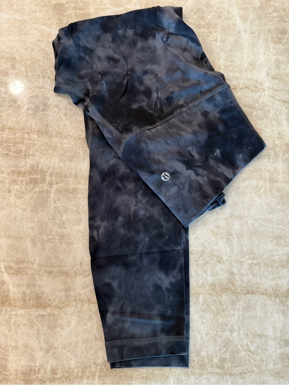 Lululemon Black Tie-Dye Align Leggings
